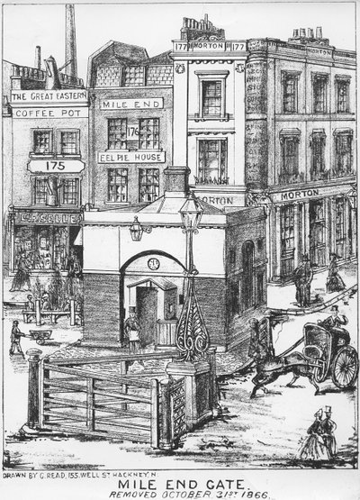 Mile End Gate by English School